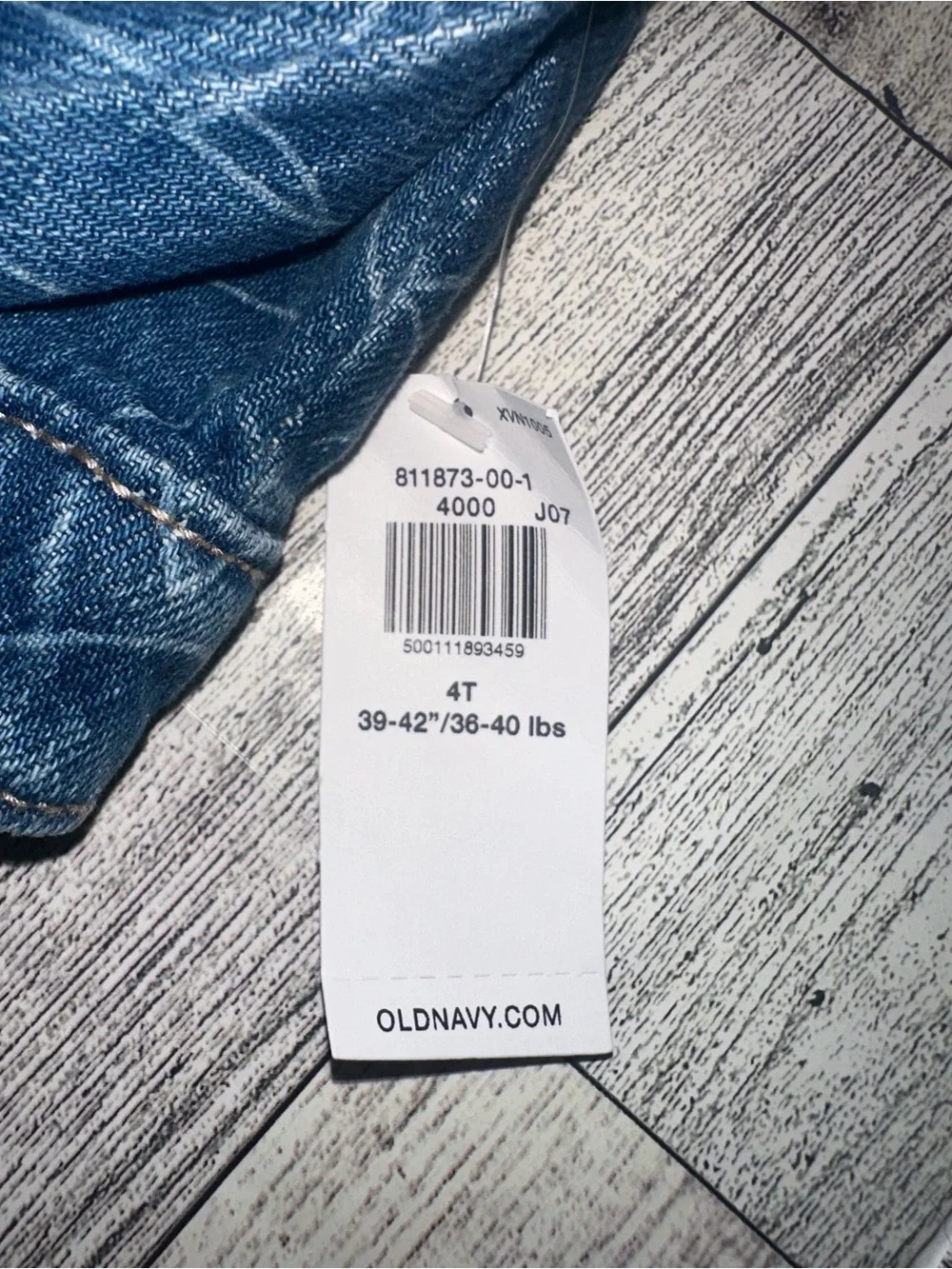 Old Navy Kids Denim Jacket with Heart print size 4T